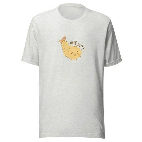 Angry Shrimp Tempura Premium Tee in Ash Color - Ghost mockup