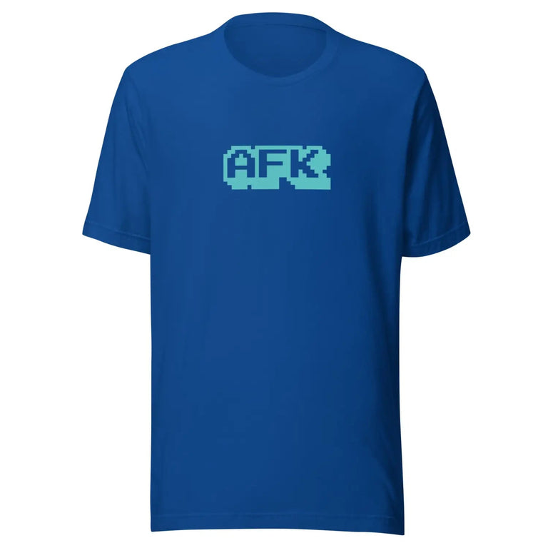 Away for Keyboard Premium Tee in True Royal Color - Ghost mockup