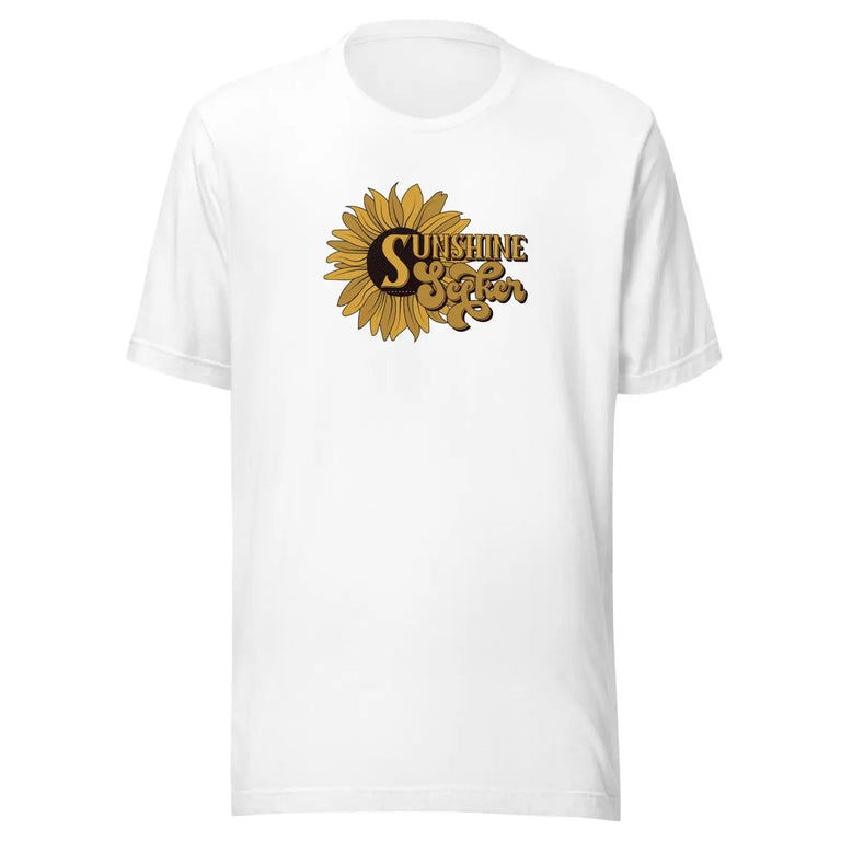 Sunshine Seeker Premium Tee in White Color - Ghost mockup